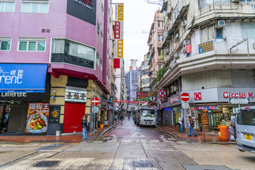 香港街道街景