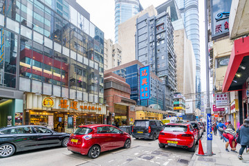 香港街道街景