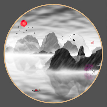 禪意山水