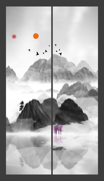 新中式裝飾畫