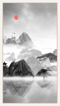 意境水墨畫