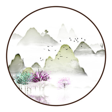 家居水墨畫