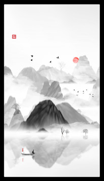 玄關(guān)壁畫