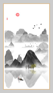 玄關(guān)壁畫