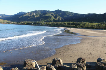 唯美海滨城市风光