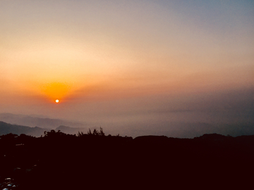 喜马拉雅山脉日出