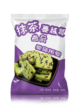 抹茶蔓越莓曲奇包裝