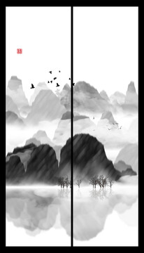 玄關(guān)壁畫(huà)