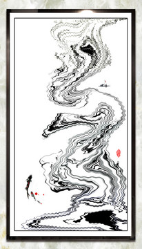 新中式山水畫