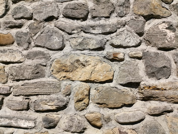 石头堆砌墙壁