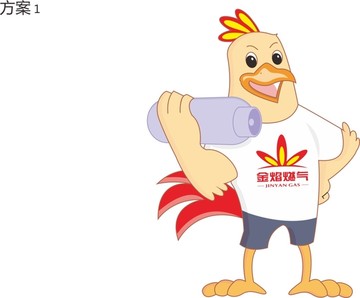 燃?xì)夤u吉祥物