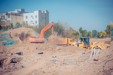 建筑工地施工现场