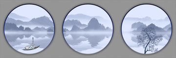 水墨山水畫