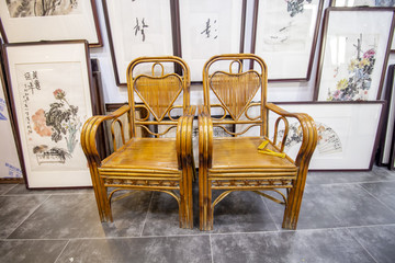 中式藤椅