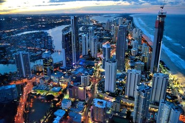 澳洲城市高清俯瞰摄影