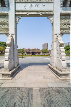 陈家祠古祠流芳牌坊