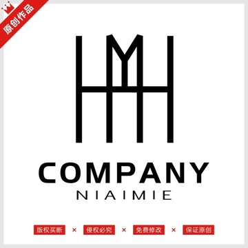 字母HM标志LOGO