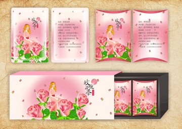 玫瑰花茶包裝X2