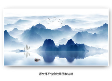 現(xiàn)代水墨山水畫(huà)