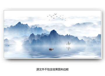 新中式意境山水裝飾畫