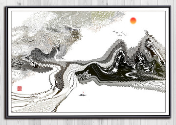 新中式山水畫
