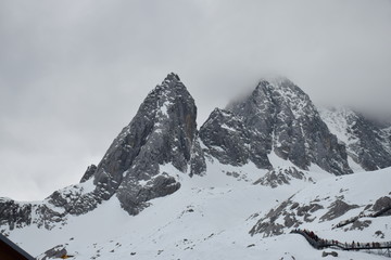 玉龙雪山山顶