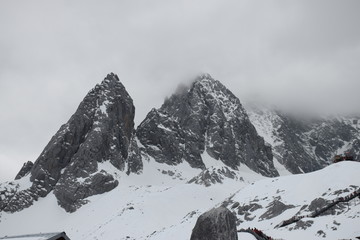 玉龙雪山山顶雪山之巅