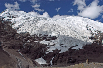 西藏卡惹拉冰川