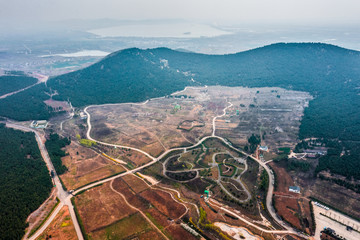 航拍徐州铜山吕梁