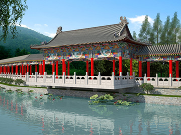 古建水榭