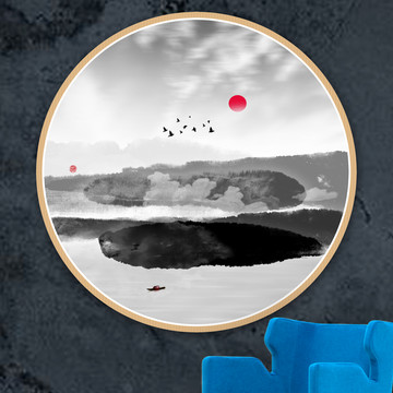 現(xiàn)代山水