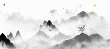 國(guó)畫山水