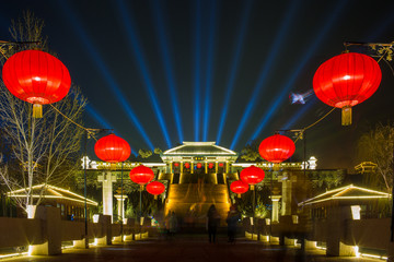 黄帝陵夜景