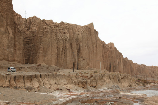 火焰山库车地貌