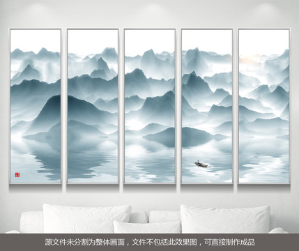 抽象背景墻