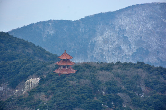 嵩山冬日风光