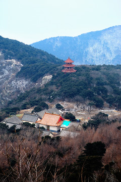 嵩山冬日风光