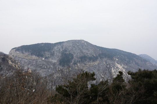 嵩山冬日风光