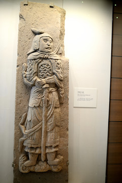 古代武士石雕