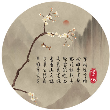 工筆花鳥裝飾畫