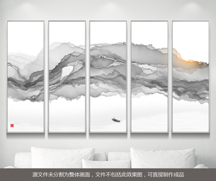 新中式背景墻