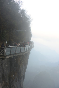 张家界天门山玻璃栈道