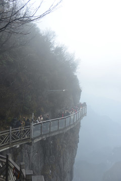 张家界天门山玻璃栈道