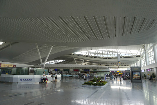 杭州萧山机场航站楼内景