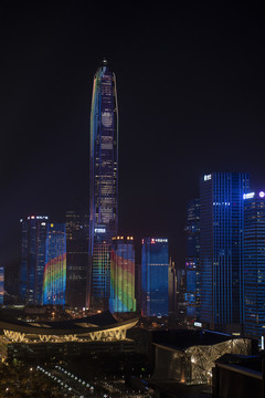 深圳市民中心燈光秀