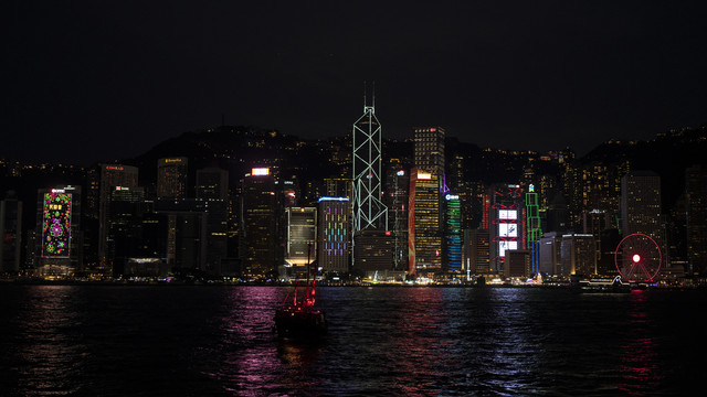 香港维港夜景