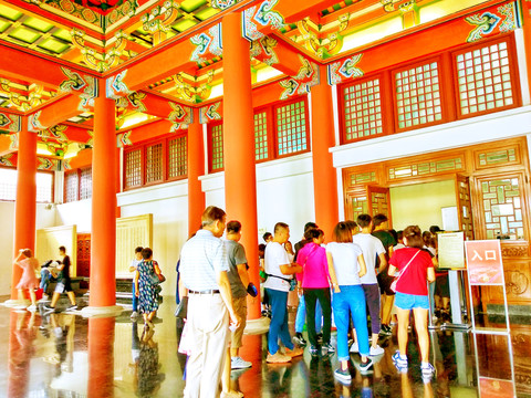 南京故宫博物院入口