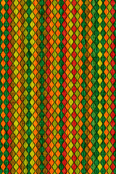 彩色抽象几何图案布纹地毯