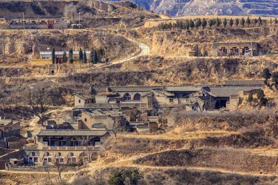 山西布达拉宫灵石县南关董家岭村