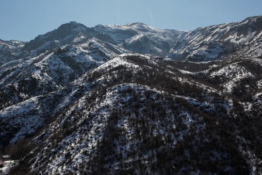 石人沟雪景